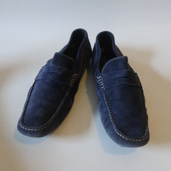 To Boot Other - Mens To Boot New York Blue Suede Slip-On Ashton Driving Shoe Loafers 11 *